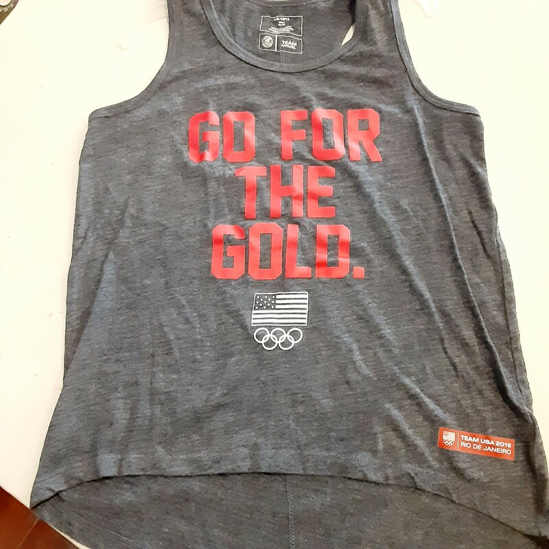 *Gold For The Gold Tank, Size: 10-12