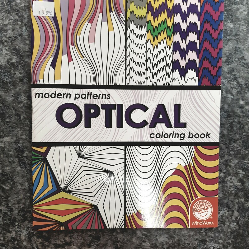 Optical Colouring Book, Activity, Size: Adult Art