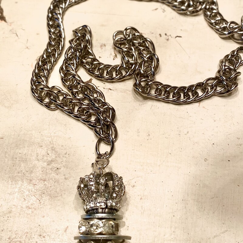 Handmade boho chunky found objects necklace