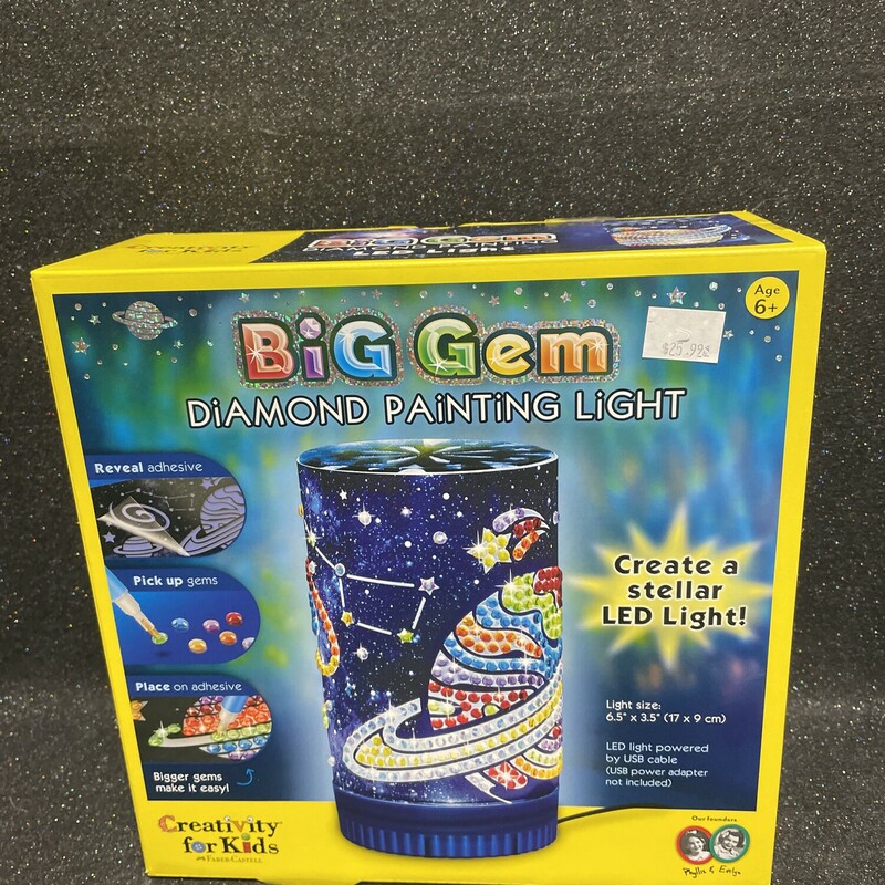 Big Gem Dimond Light, Ages 6+, Size: Create