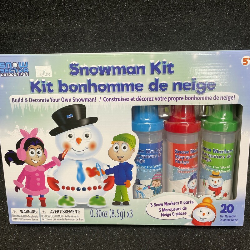 Snowman Kit Build/decorat