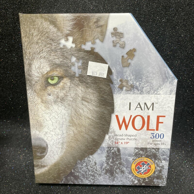 I Am Wolf 300 Pc Puzzle, 10+, Size: Puzzle