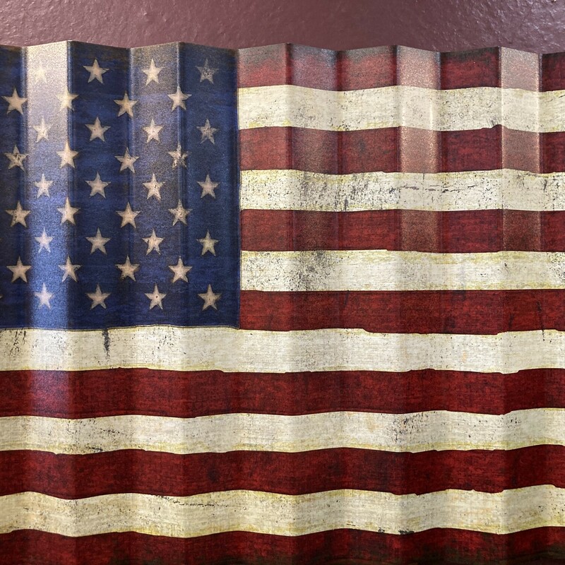 USA Corrugated Flag
 Size: 18x30