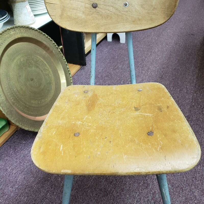 School Chair, Wood, Size: Child