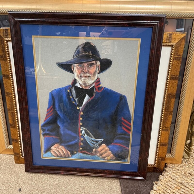 Union Soldier Pastel, Size: 25x31