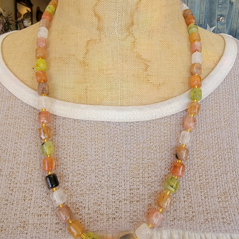 These necklaces are perfect for layering and are a 24 inch strand!