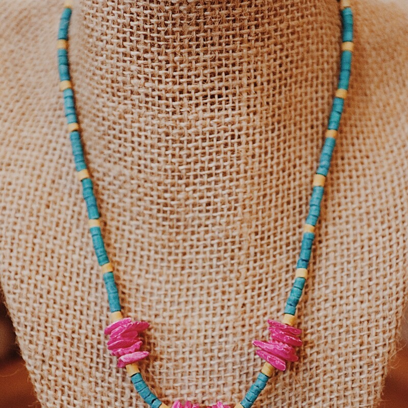 These fun coker necklaces are 17 inch strands!