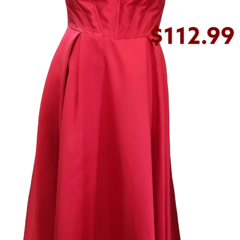 Royal Queen Off Shoulder
Beautiful satiny dress with full skirt, corset style botice and POCKETS! Zip close back.
Red
Size: 16