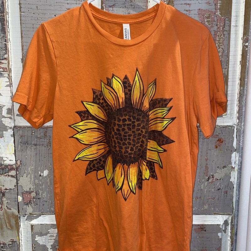 Canvas sunflower graphic tee size womens medium