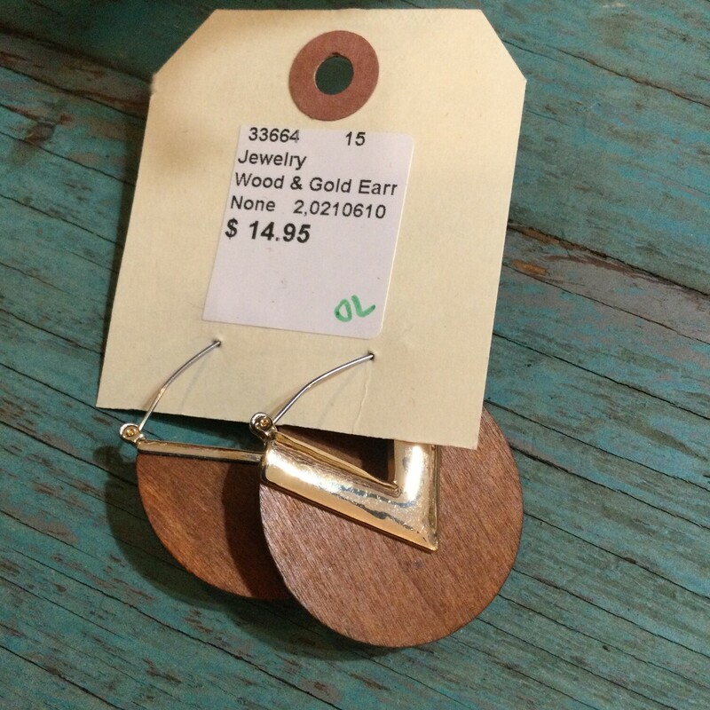 These unique earrings are a circle that measure 1.5 inches in diameter!