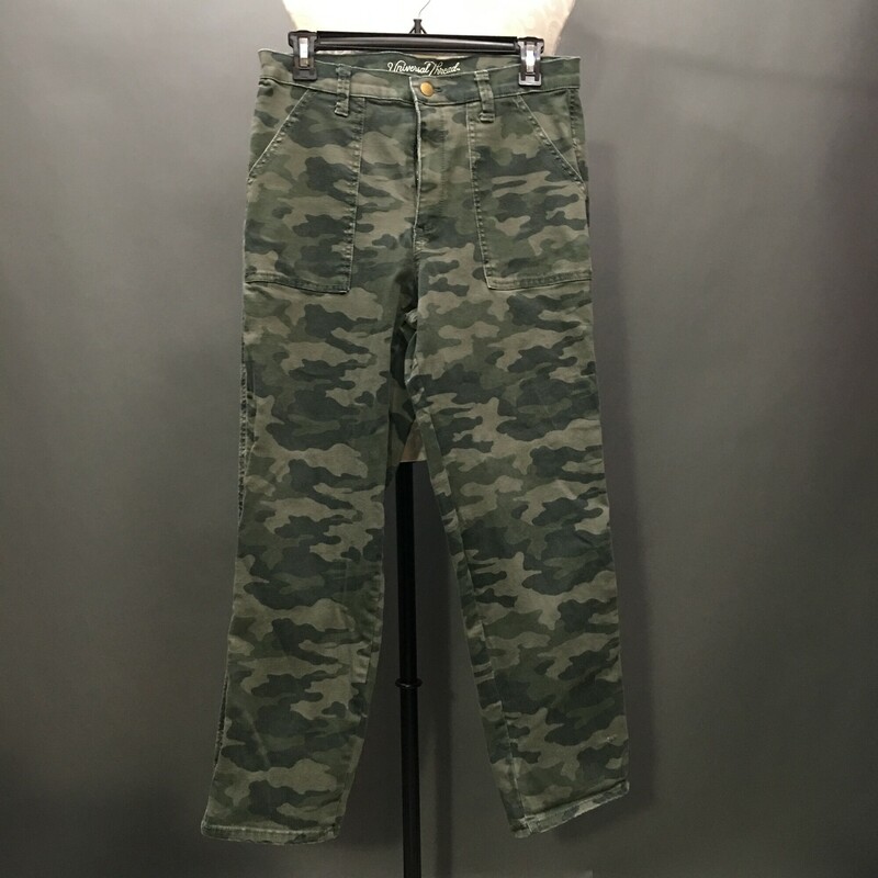 Universal Thread Camouflage Jeans Women's High rise Straight sz 10/30
