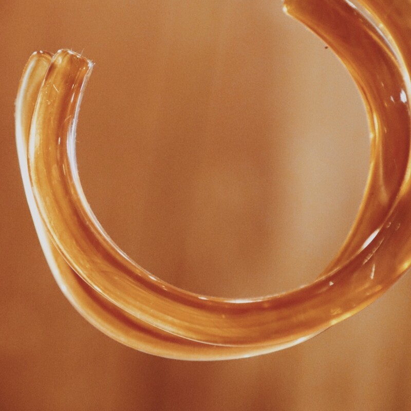 Resin is so light weight which makes this the perfect pair of large hoops that won't wear you out!