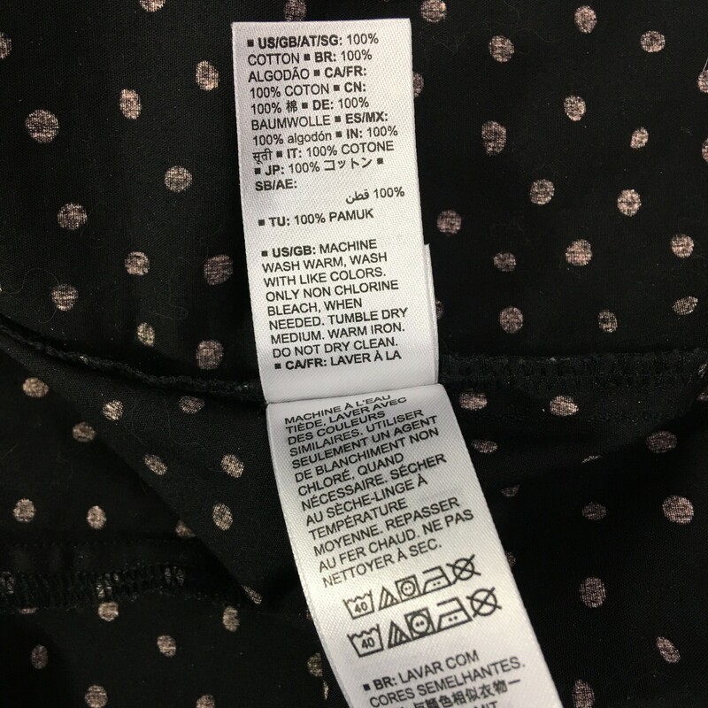 Lisadnyc, Blk/wht, Size: XL
The Drop Women's Black Polka Dot Printed Loose-Fit Asymmetric One Shoulder Puff-Sleeve Dress by @lisadnyc -  NYC-based influencer Lisa DiCicco Cahue's statement-making collection. Made of a medium-weight, non-stretch, printed cotton poplin. This loose-fit dress features an asymetric, elastic puff sleeve.  XL new with tags.