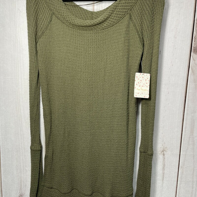 NWT Free People Shirt
Olive Green, Tunic Length
Size: Womens Medium
Original Retail $78