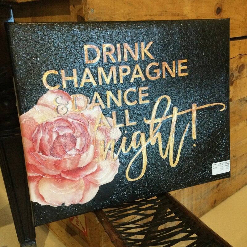 Canvas Drink Champagne