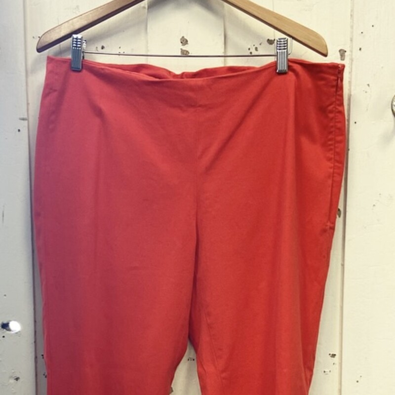 Orange Side Zip Pants