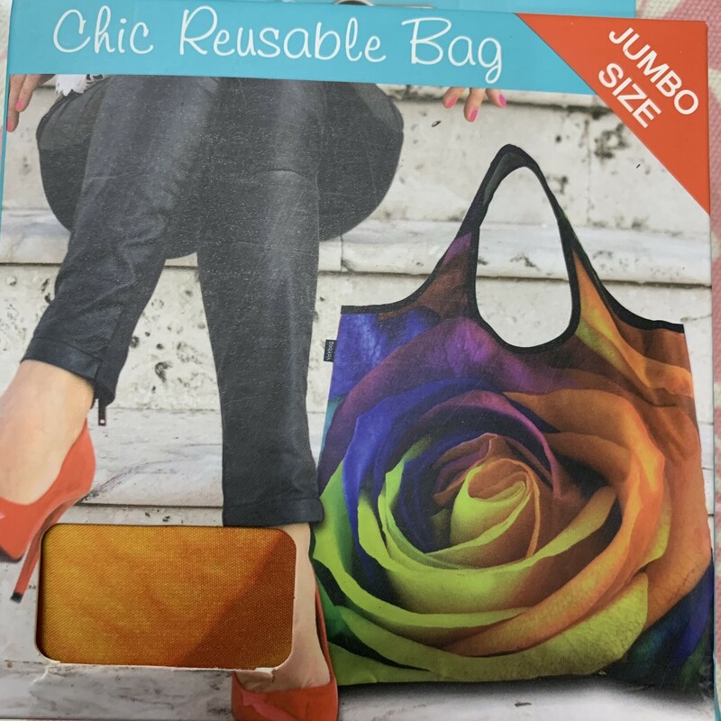 Chic Reusable Bag Jumbo Size - 50 Shades of Rose