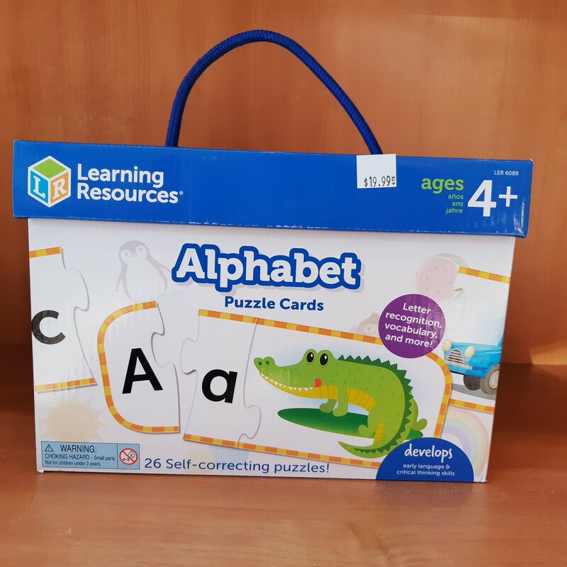 Alphabet Puzzle Cards, 4+, Size: Puzzle