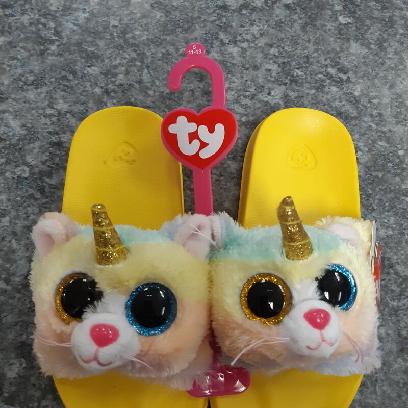 Heather The Cat Slides S, 11-13, Size: Footwear