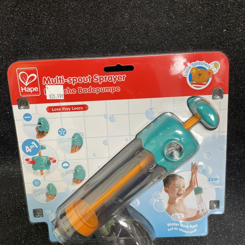Multi Spout Sprayer, 24M+, Size: Bath Toys