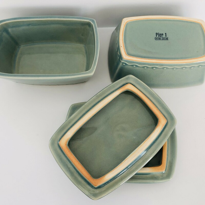 Pier1 Ceramic Box & Lid
Turquois