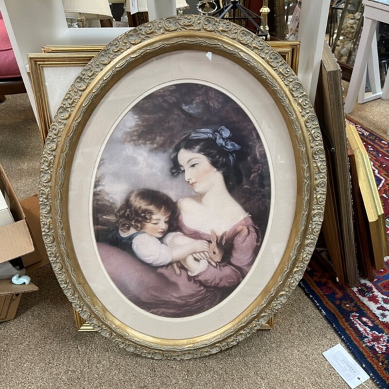 Victorian Mother + Child, Size: 28x22