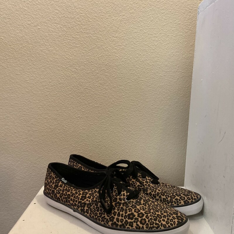 EUC Brw Leopard Sneakers