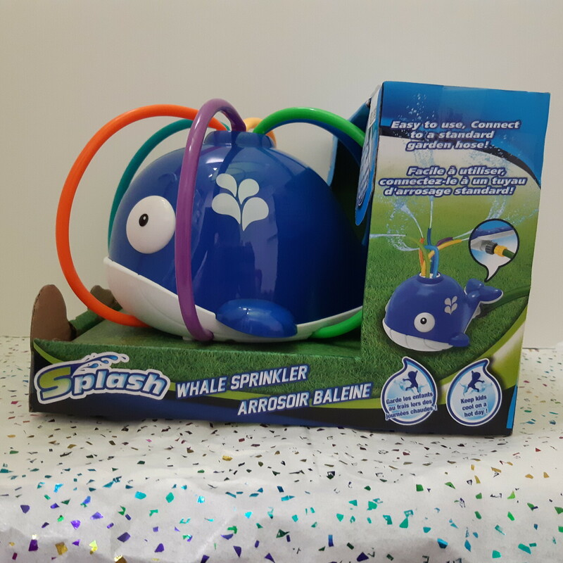 Whale Sprinkler, 5+, Size: Outdoor