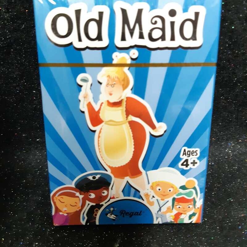 Old Maid Card Game, 4+, Size: Game

Pick cards and place in  pairs, but don’t get stuck with the Old Maid! You’ll learn picture matching and turn taking when you play this timeless classic card game.
Ages 4+