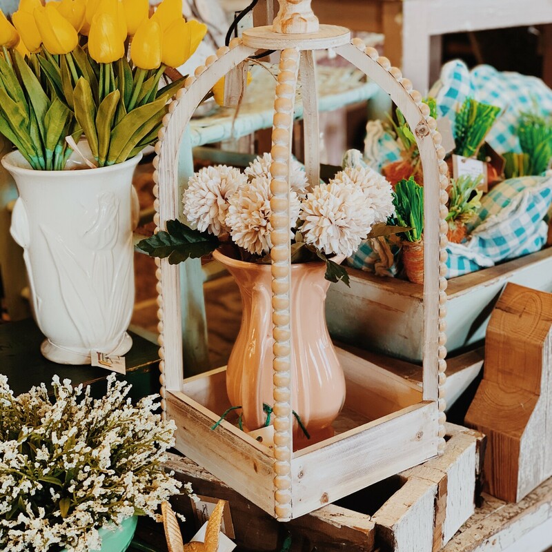 These beautiful wooden beaded lanterns are perfect for any table space that needs filling! There are so many ways to use this lovely piece!
Measurements:
18.5 inches tall
8x8 inches wide