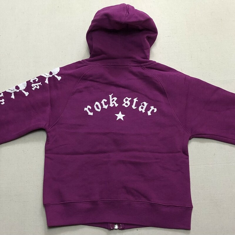 Rock Star Baby Zip Hoodie,<br />
Fuchsia,<br />
Size: 18-24M<br />
NEW!<br />
100% Cotton