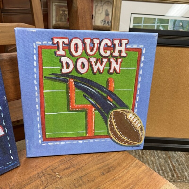 Touch Down Canvas, Size: 10x10