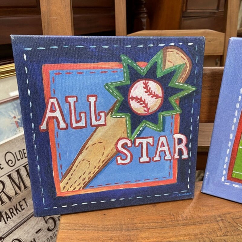 All Star Canvas, Size: 10x10