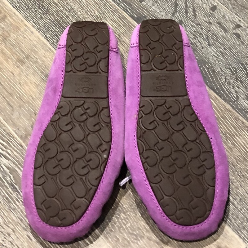Ugg Suede Slip On Shoes, Purple, Size: 13Y