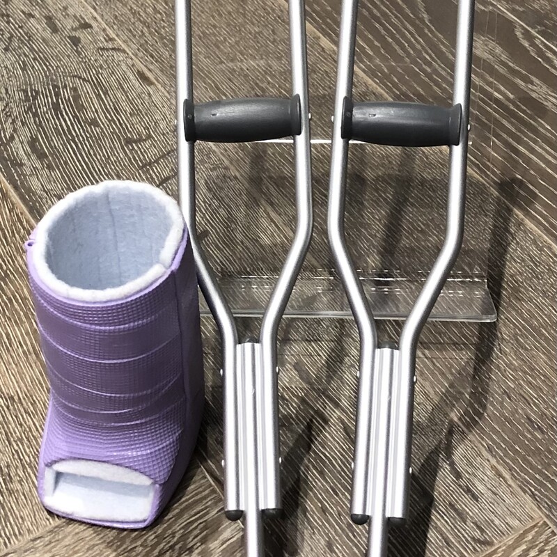 AG Crutches Set, Purple/g, Size: Set