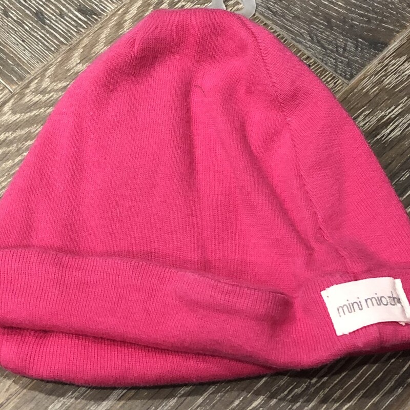 Mini Mioche Cotton Hat, Pink, Size: 0-3M