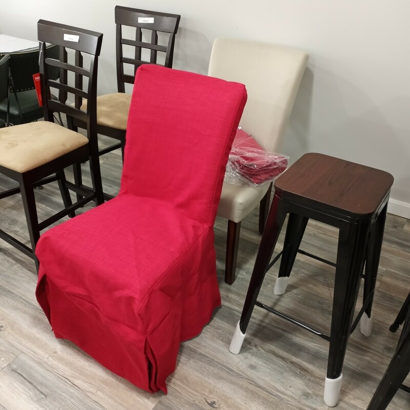 Pr Red Cover Chairs
