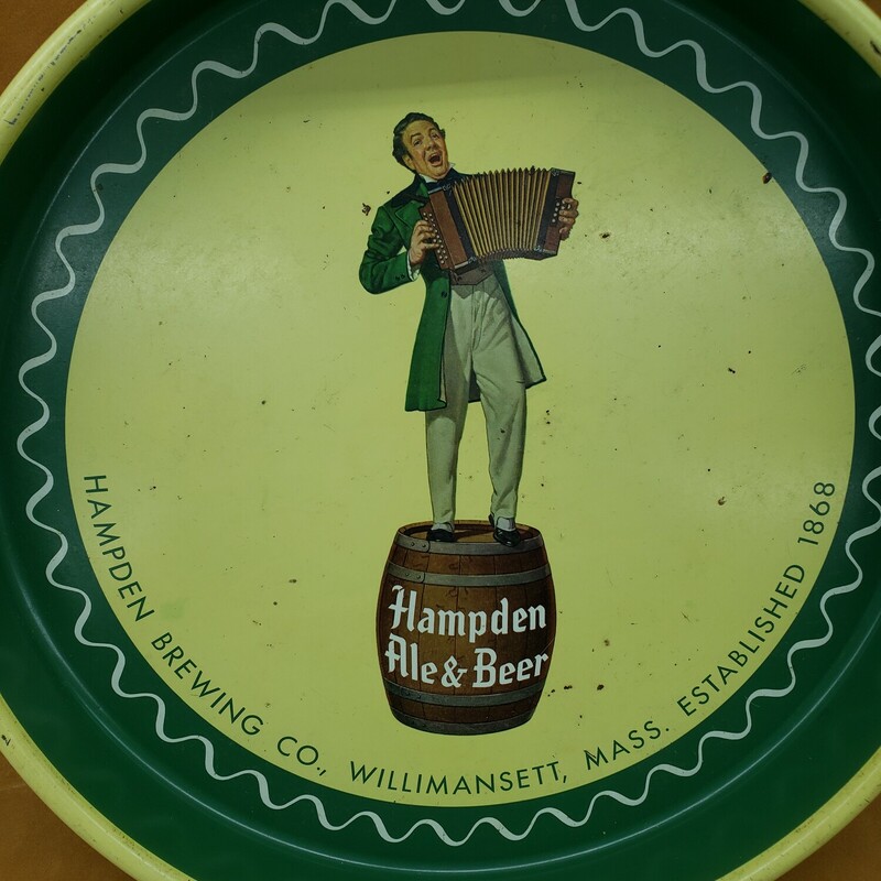Hampden Beer Tray, Green, Size: 12