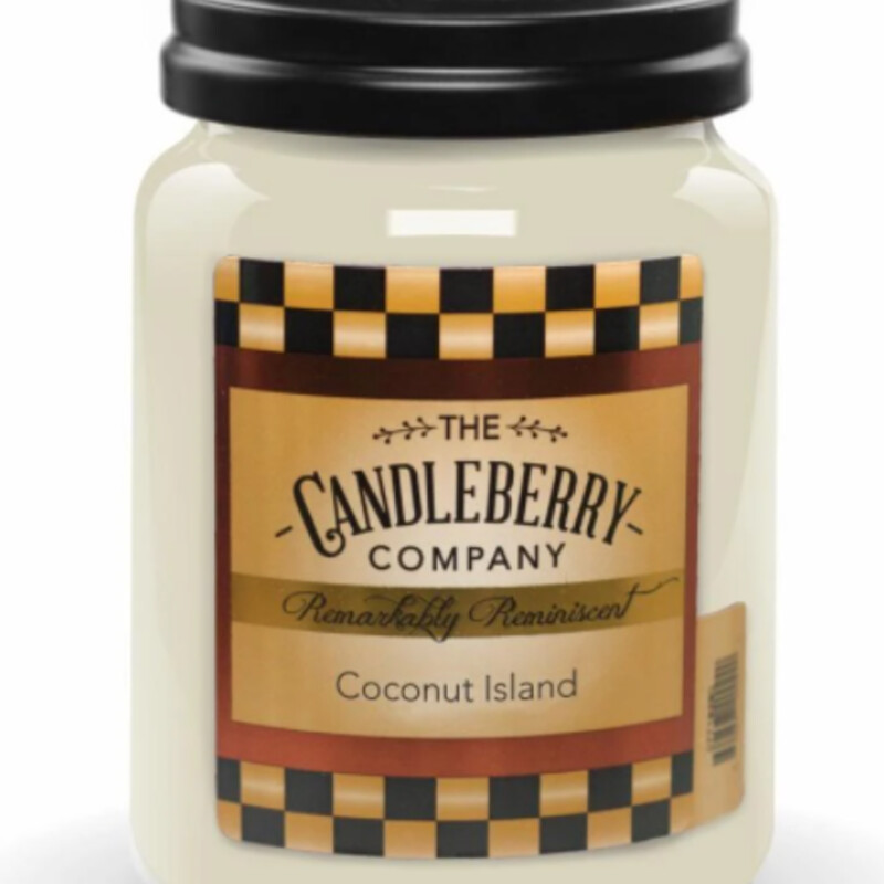Coconut Island Candle
Creme  Size: 26oz/120hr
Sit back, sink your toes into the warm white sand and enjoy this perfect day on Coconut Island