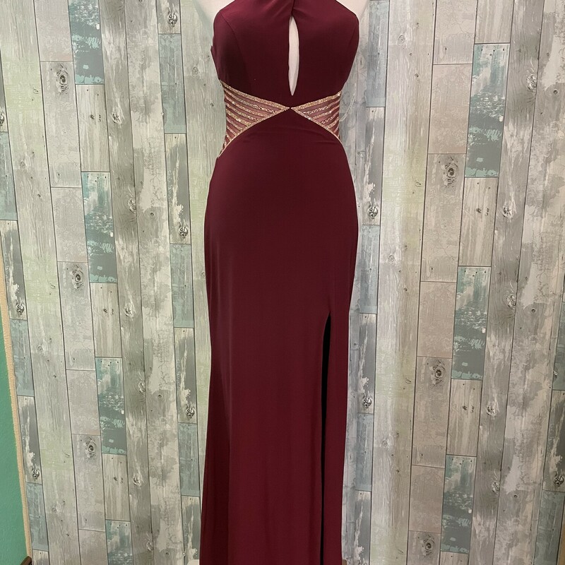 Madison James Mesh Middlle<br />
Wine and rose gold<br />
Size: 4