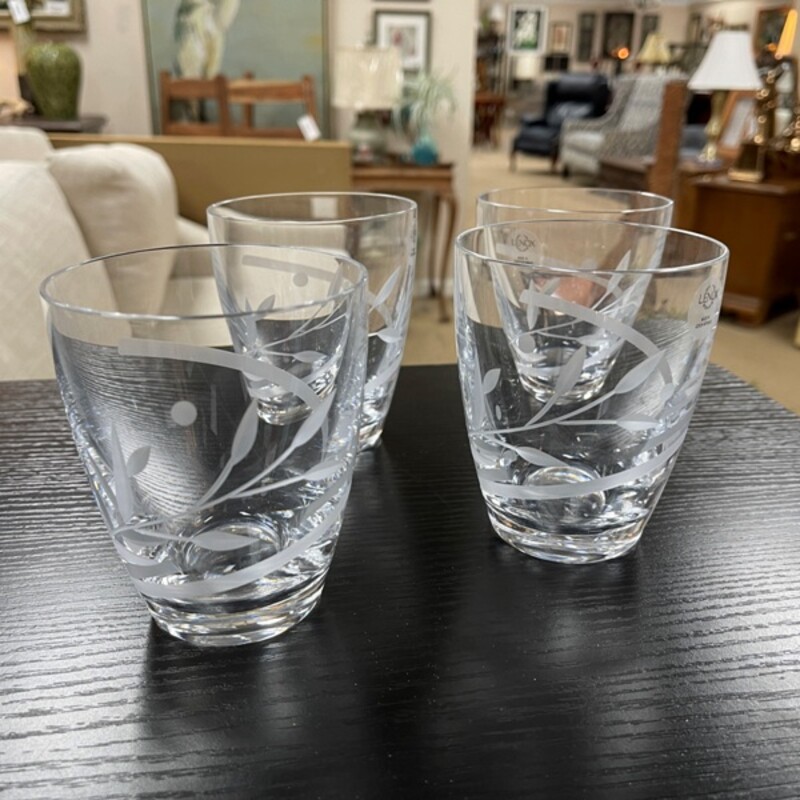 Lenox Opal Innocence Double Old Fashioned Glasses, Set/4