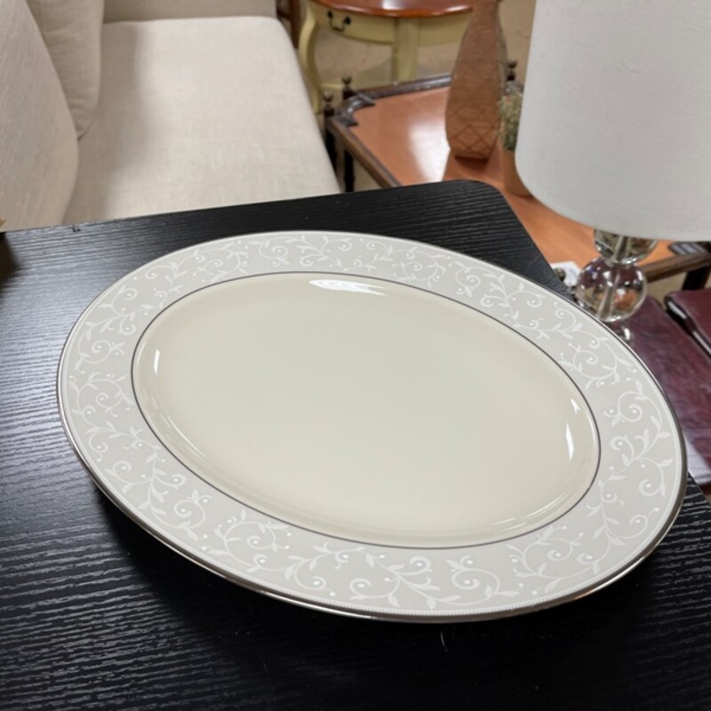 Lenox Pearl Innocence Serving Platter, Size: 13x10