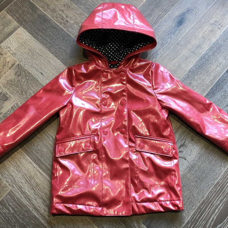 Gap Lined Rain Jacket, Red, Size: 3Y