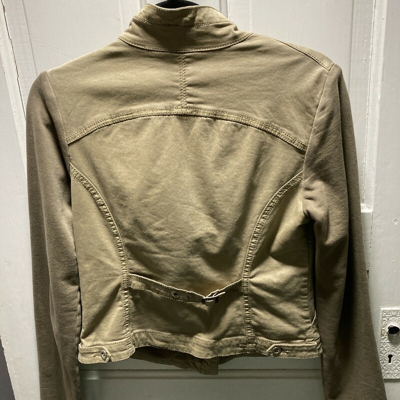 Marrakech Asymmetrical Zip, by Anthropologie,Tannish Olive! Size: Small