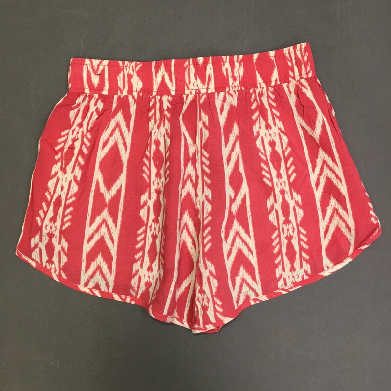 Abercrombie And Fitch shorts Pink and Cream batik pattern, 100% viscose, Size: Small Juniors or Petite
2.6 oz