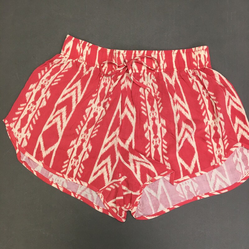 Abercrombie And Fitch shorts Pink and Cream batik pattern, 100% viscose, Size: Small Juniors or Petite
2.6 oz