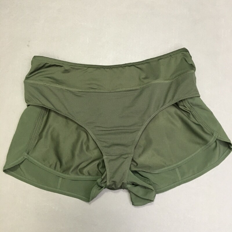 Reebok Athletic Shorts, Olive , Size: Large light breathable outer short, sweat-wicking inner brief. Small  pocket on back waist.
4.2 oz