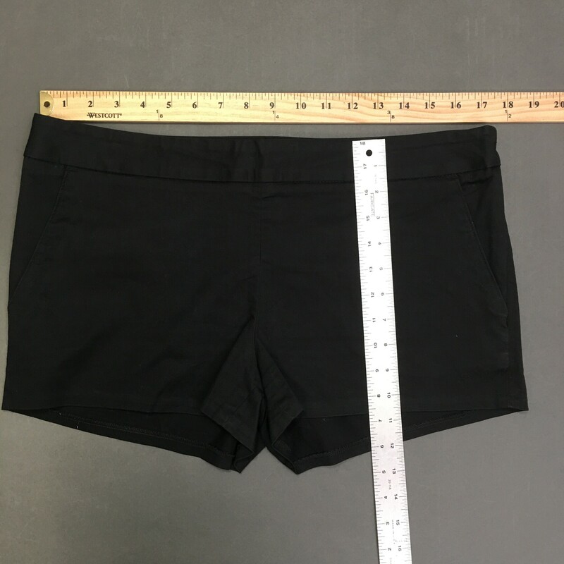 Express Casual Shorts, Black, Size: 10 99% cotton 1%spandex, side zipper, flat lined pockets,<br />
5.5 oz