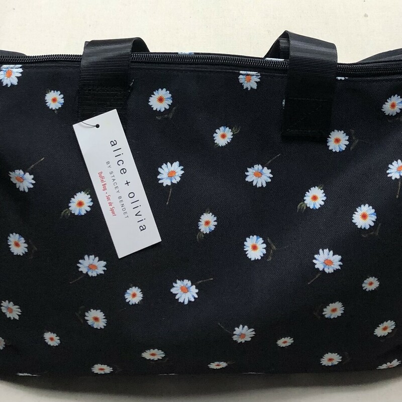 Alice & Olivia Duffle Bag, Floral, Size: NEW