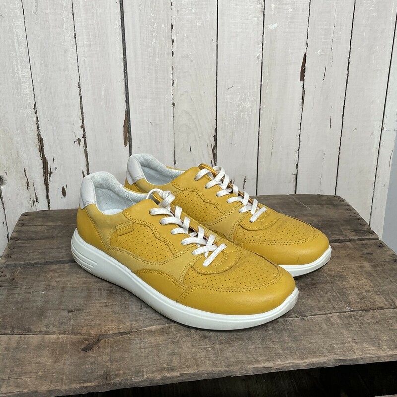 Sneakers Ecco NEW, Gold, Size: 7
